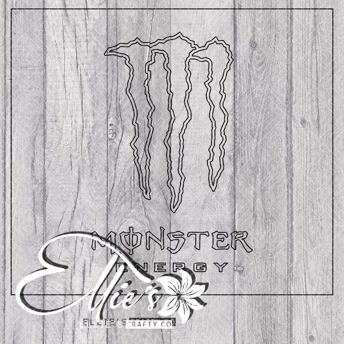 Energy Drink Template for Straight Tumblers