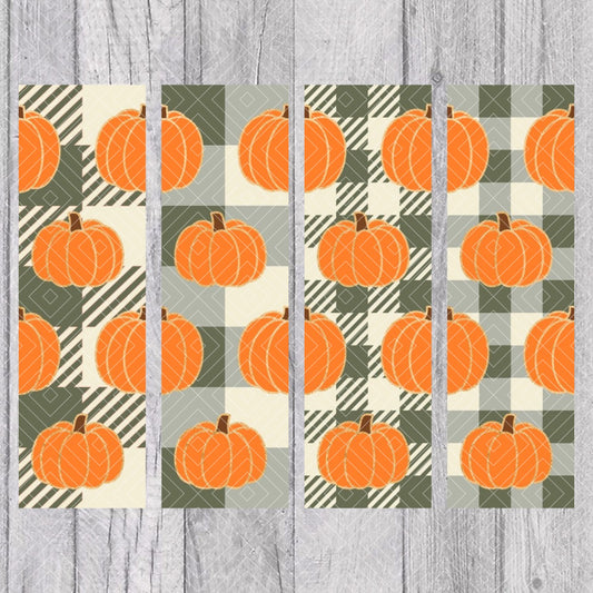 Fall Pumpkins Plaid Picnic Pen Template