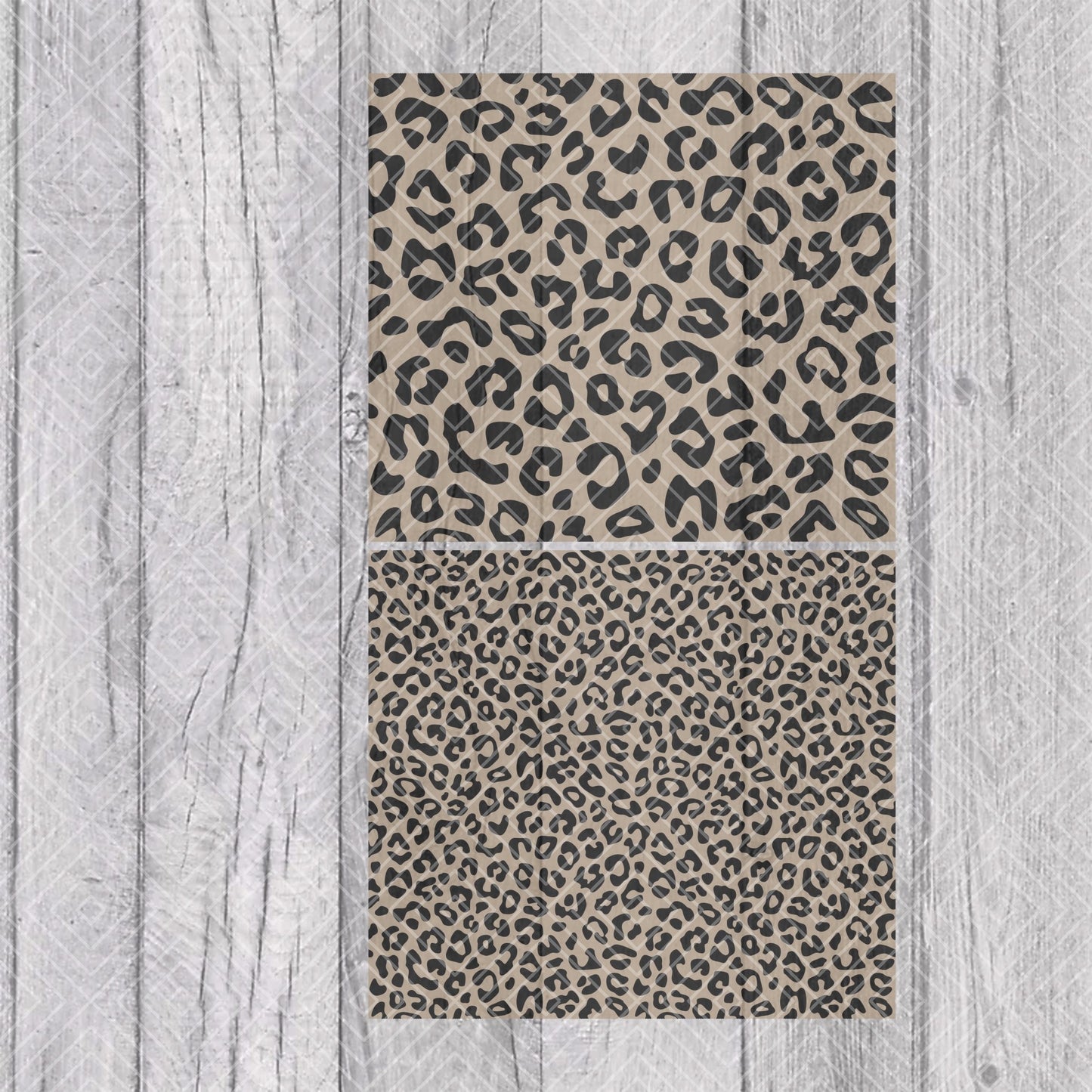 Leopard Print Tumbler Template for 20oz Skinny Straight Tumblers