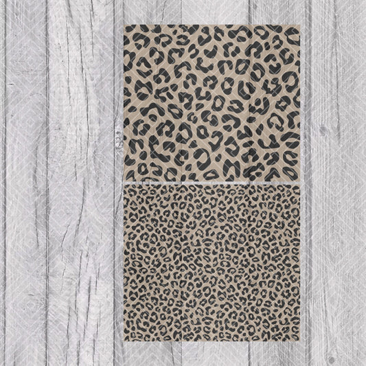 Leopard Print Tumbler Template for 20oz Skinny Straight Tumblers