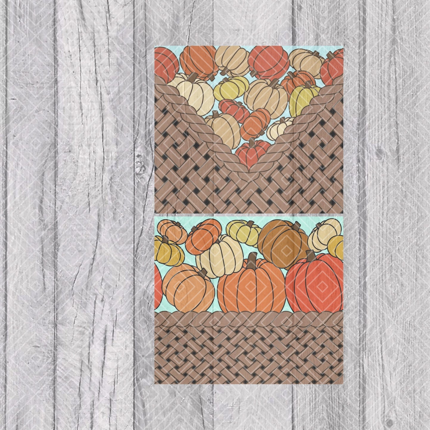 Pumpkin Fest V1 & V2 Template for 20oz Skinny Straight Tumblers