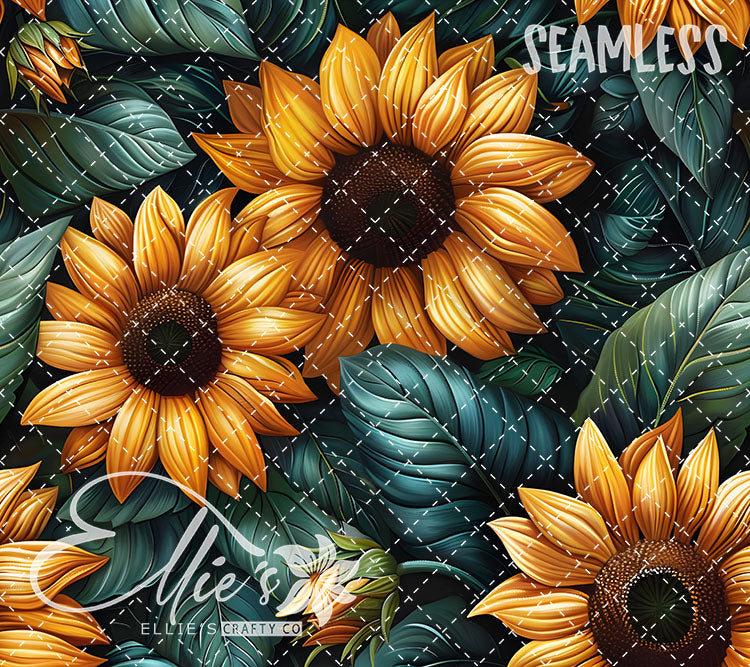 Sunflower Bundle 4 Tumbler Wrap Bundle