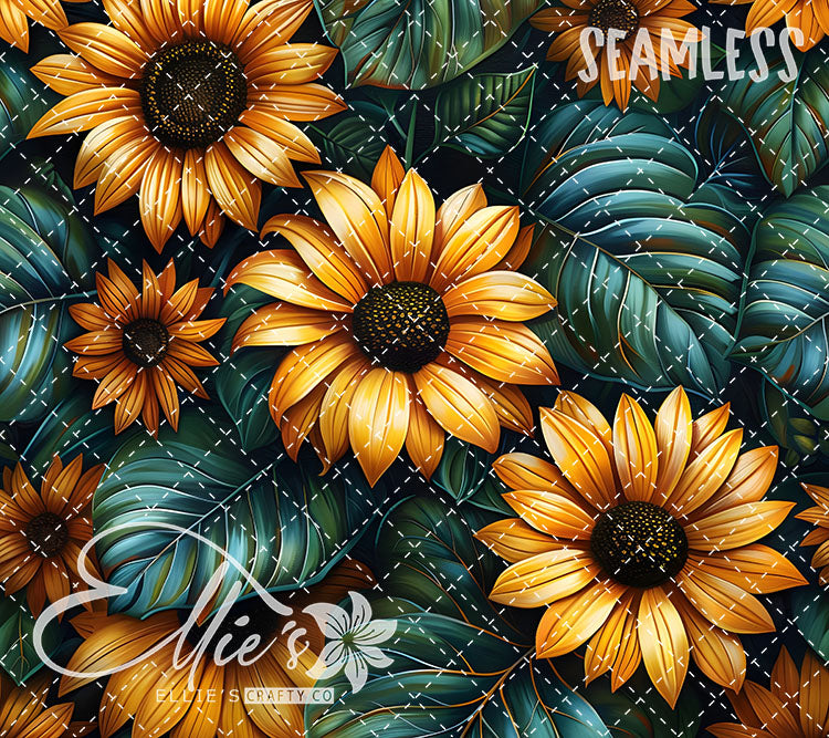 Sunflower Bundle 4 Tumbler Wrap Bundle