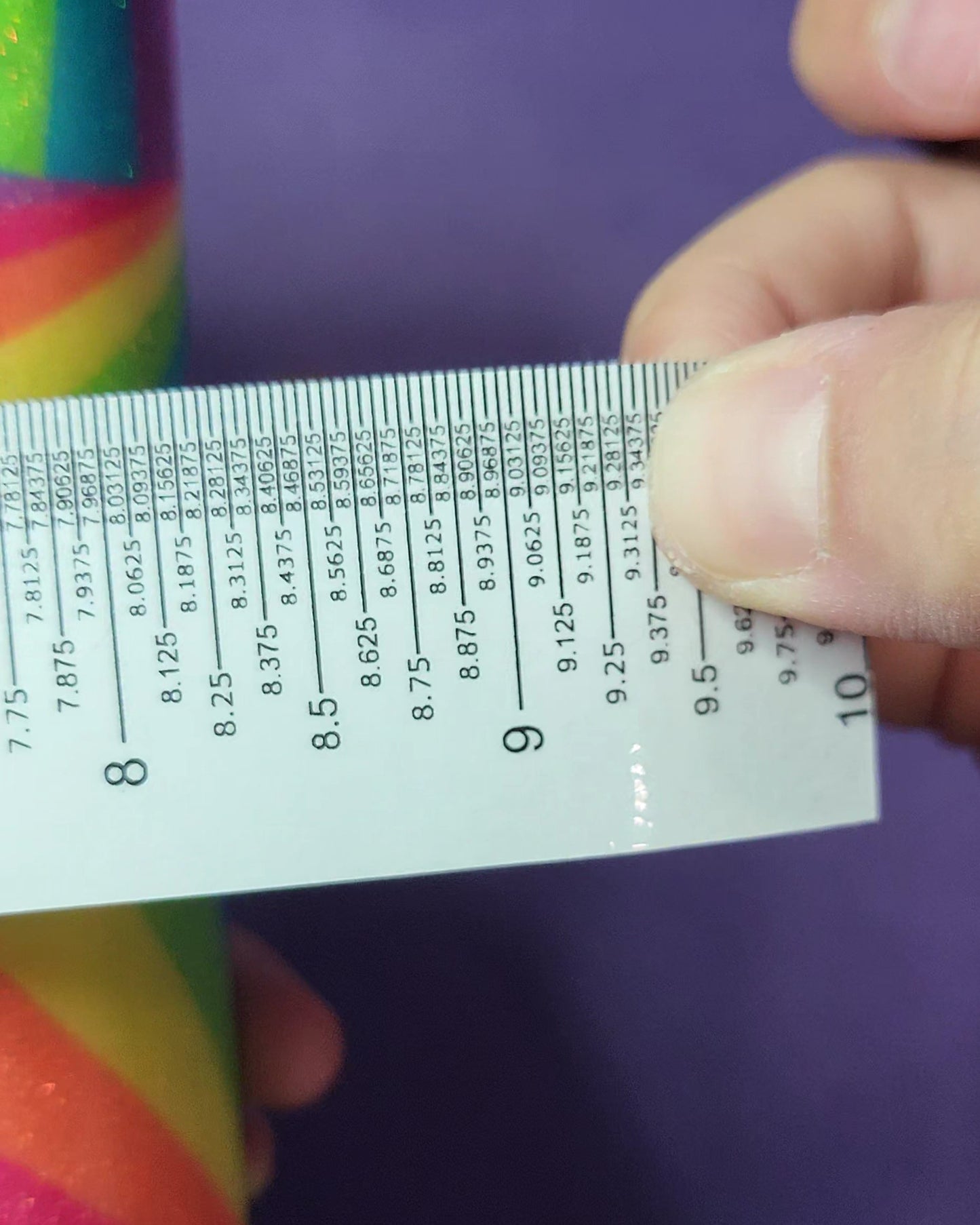 Printable Ruler with 16ths and 32nds inch in Decimal Units