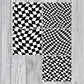 Warp Checkered Template for Straight Tumblers