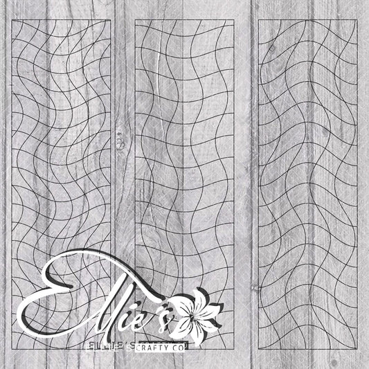 Warp Checkered Pen Template