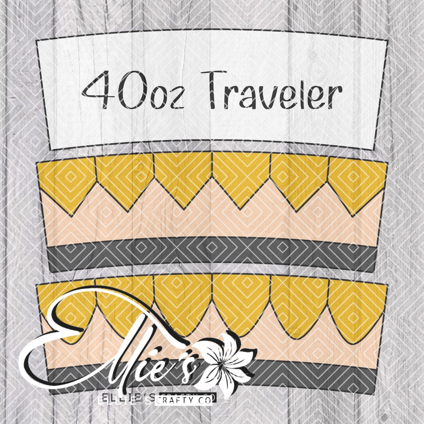 Pencil Template for 40oz Traveler & Big Swig Tumblers