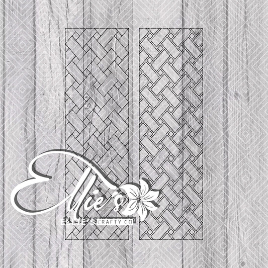 Basket Weave Pen Template