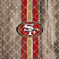 Football Team Painted on Wood Tumbler Wrap