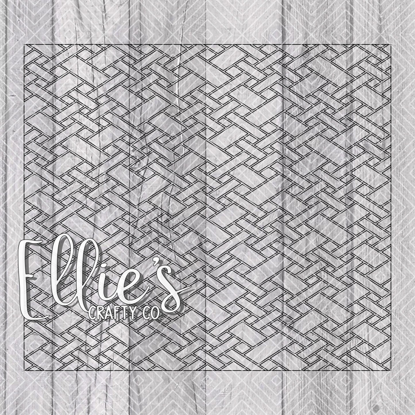 Basket Weave Collection V3 Template for 20oz Skinny Straight Tumblers