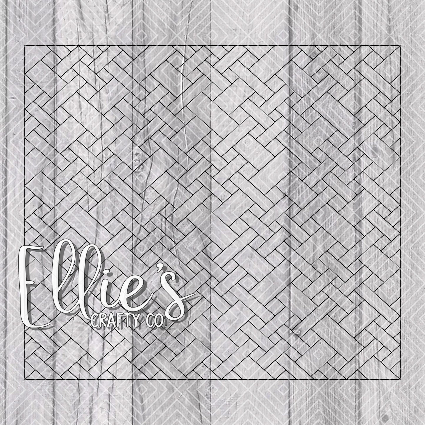 Basket Weave Collection V3 Template for 20oz Skinny Straight Tumblers