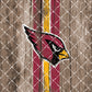 Football Team Painted on Wood Tumbler Wrap
