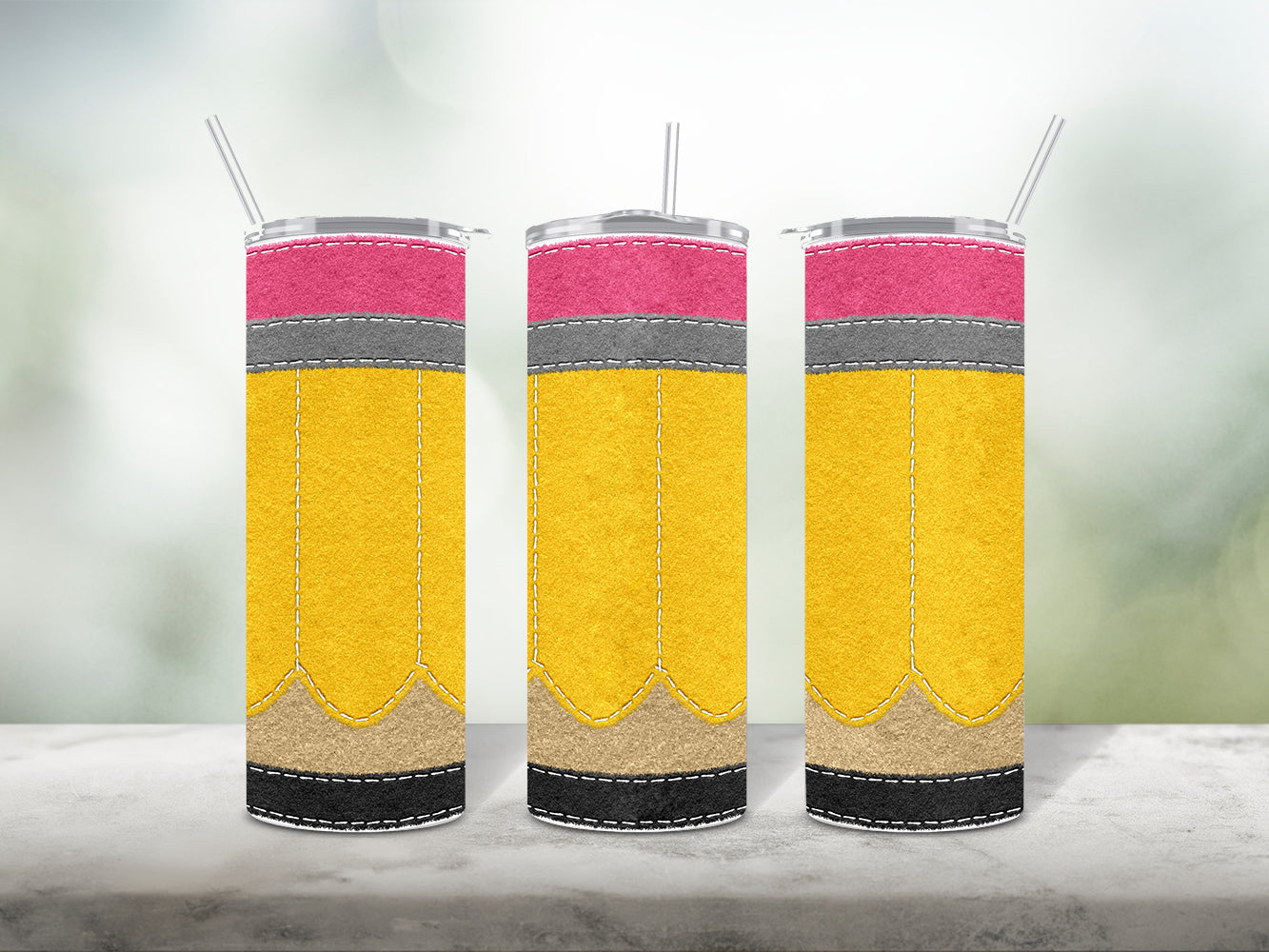 Felt Pencil Tumbler Wrap