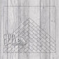 Herringbone Tiled Vsplit Collection Template for Straight Tumblers