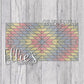 Southwestern Template for 14oz to 16oz Straight Tumblers