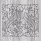 Shamrock and Rainbow Burst Template for Straight Tumblers
