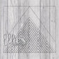 Geometric Diamonds V Split Template for Straight Tumblers