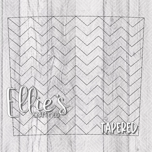 Chevron Template for 20oz Skinny Tapered Tumblers