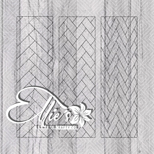 Herringbone Pen Template