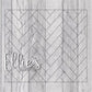 Herringbone Template for Straight Tumblers