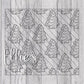 Christmas Cakes Burst Template for Straight Tumblers